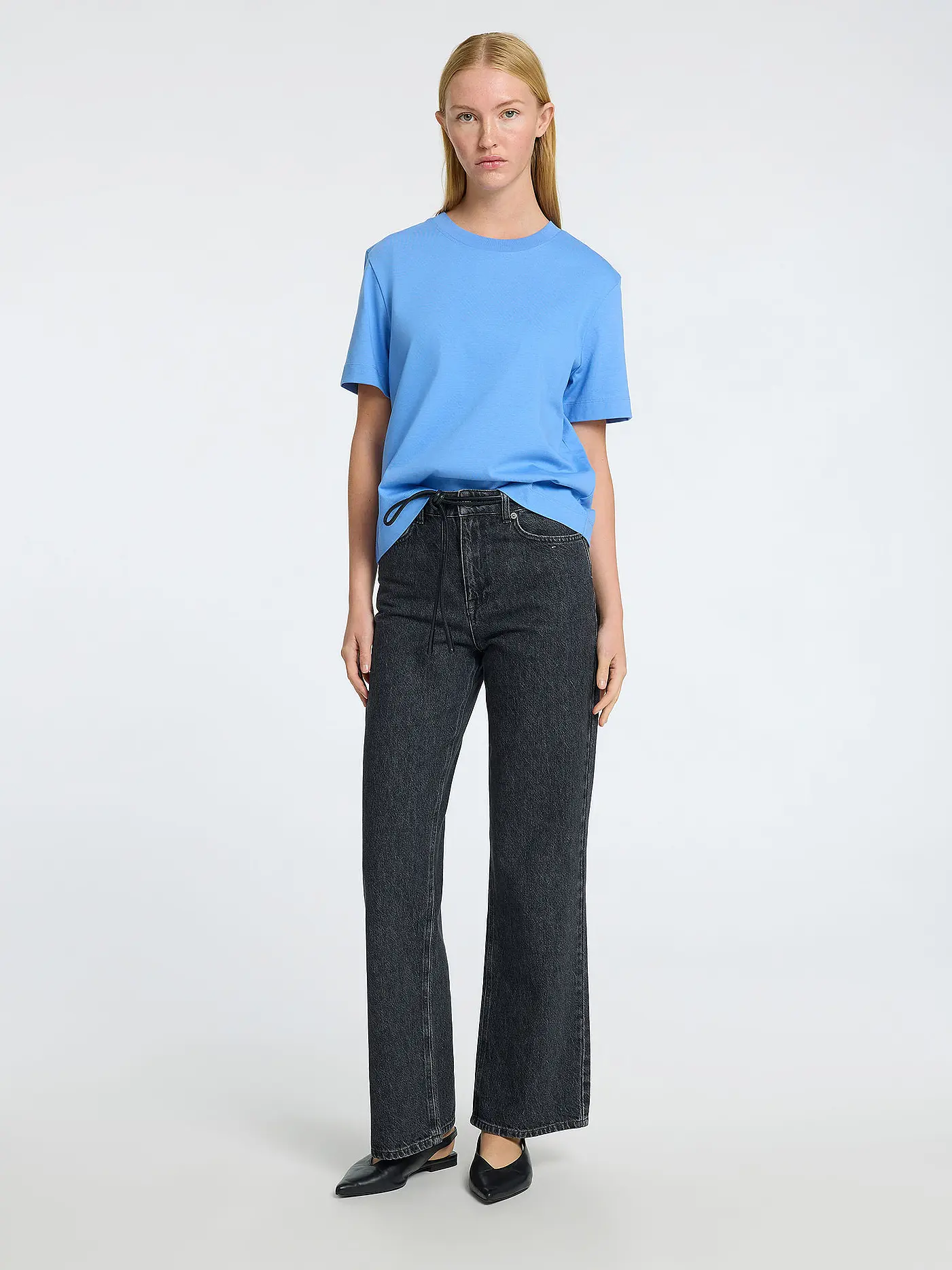 SELECTED FEMME | T-Shirt Boxy Fit SLFESSENTIAL | blau
